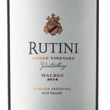 Load image into Gallery viewer, Rutini Single Vineyard Malbec Gualtallary Red Wine