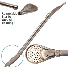 Load image into Gallery viewer, Economy Stainless Steel Bombilla with Removable Filter