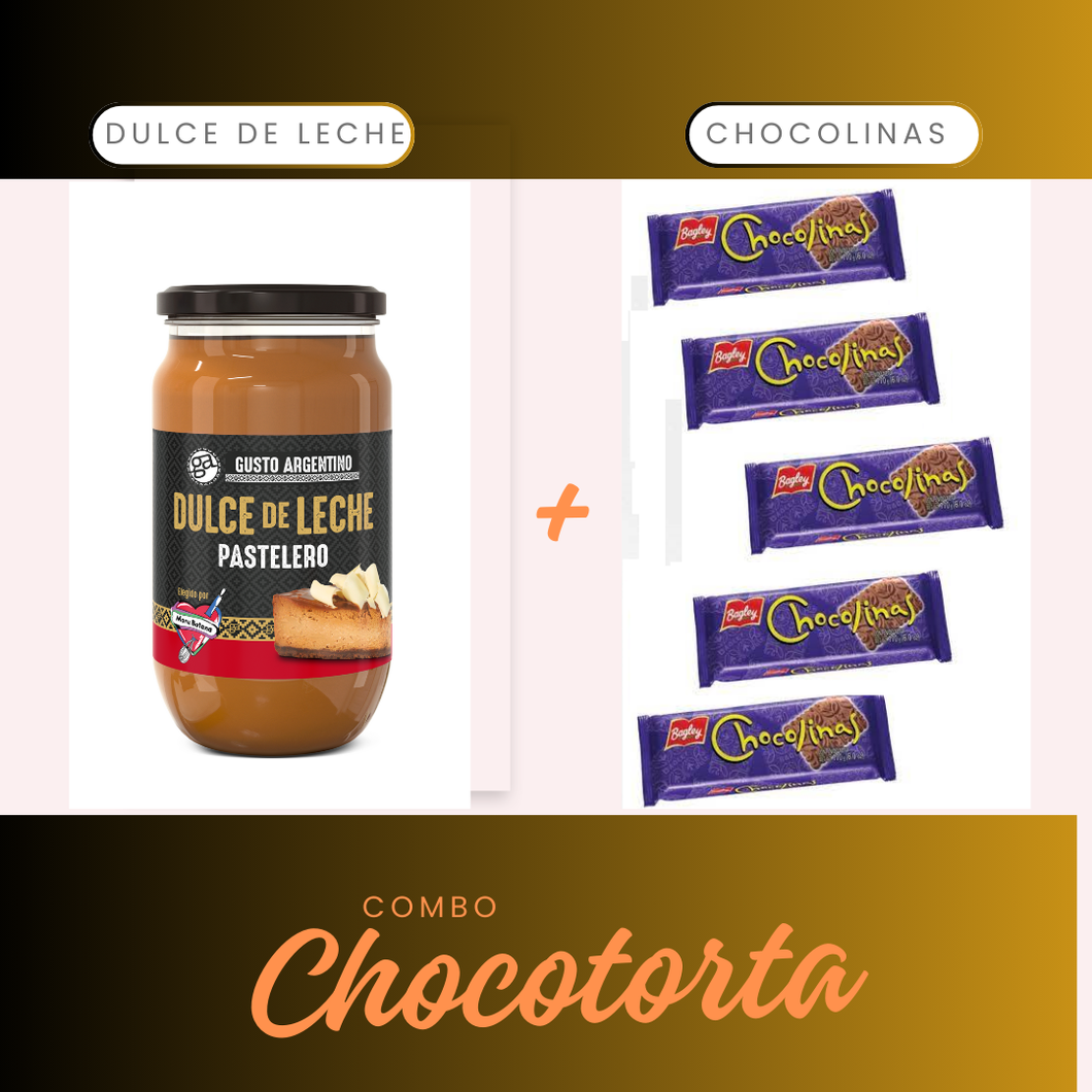 Combo Chocotorta Pastelero GA (5 Chocolinas - 1 Kg Dulce de leche)