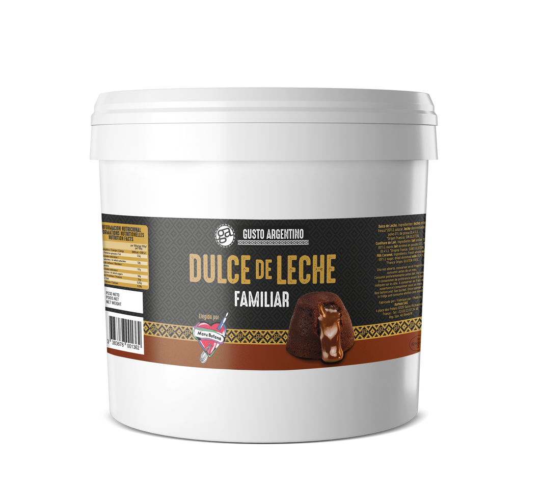 Dulce de leche Familiar 7 kg Gusto Argentino