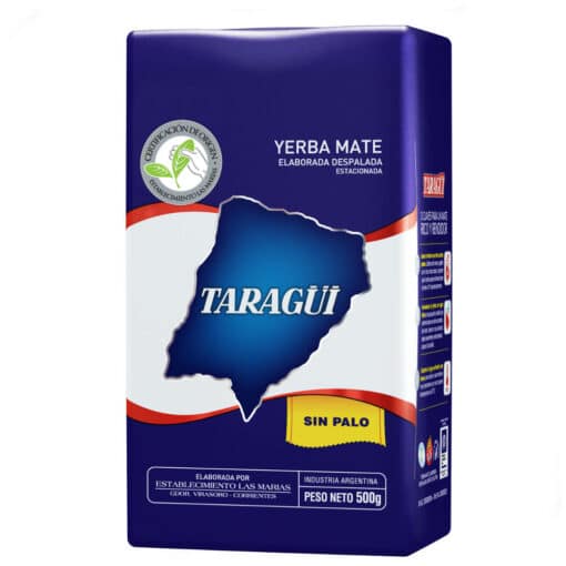 Taragüí Yerba Mate without stems (sin palos) 500g